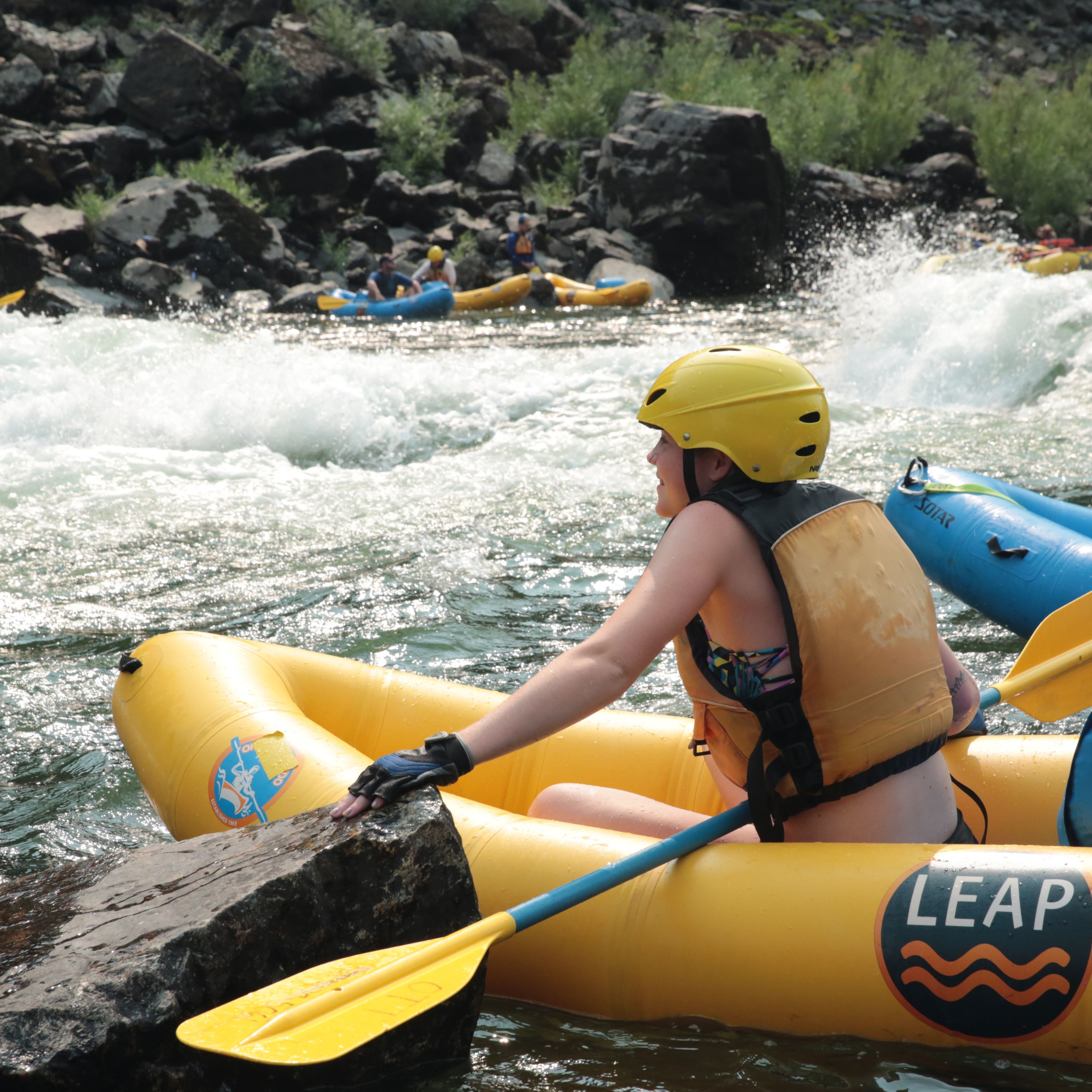 white water kayaking